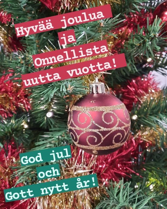 VSP:n väki toivottaa hyvää joulua ja onnellista uutta vuotta! <br />
Från oss alla till er alla - god jul och gott nytt år! <br />
�...